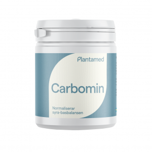 Carbomin, ett basiskt kosttillskott för en försurad kropp. 180 gram