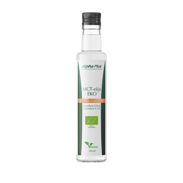 mct-olja eko 250 ml alpha plus