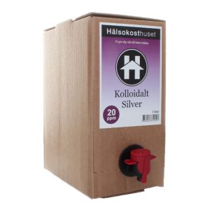 Kolloidalt Silver 20ppm 3L Bag in Box Hälsokosthusets