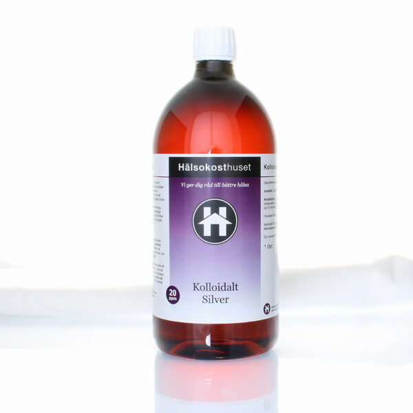 Kolloidalt silver 20ppm 1 liter Hälsokosthusets