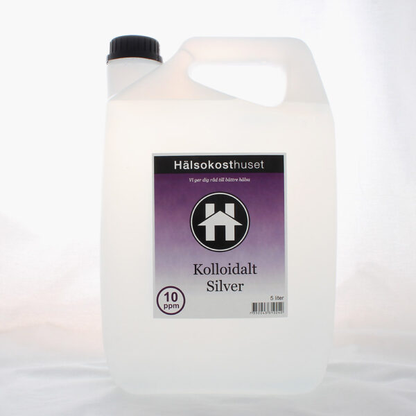 kolloidalt silver 10 ppm 5 liter