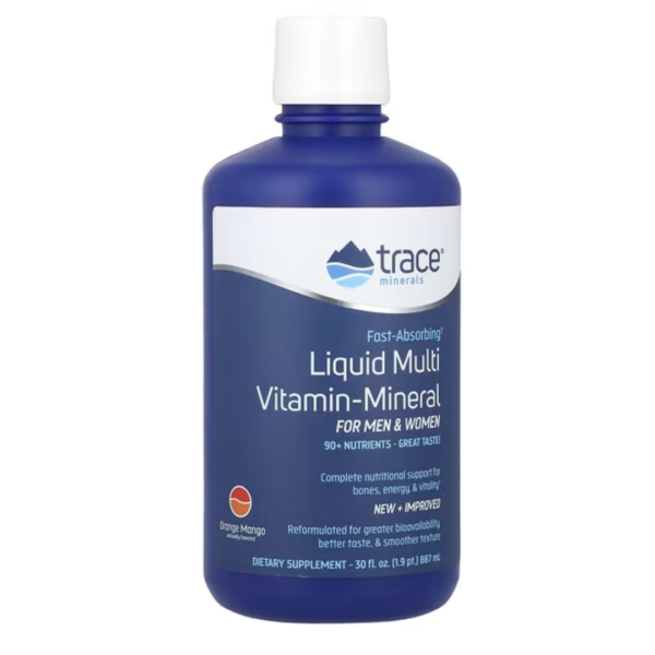 trace minerals liquid vitamin mineral orange mango 887 ml