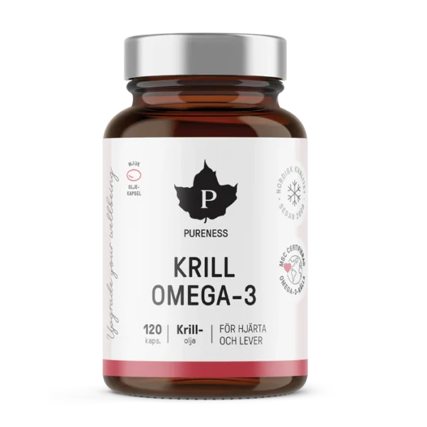 krill omega 3 120 kapslar pureness