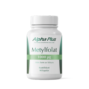 metylfolat 90 kapslar alpha plus