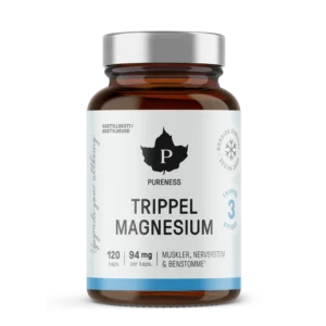 trippelmagnesium 120 kapslar pureness