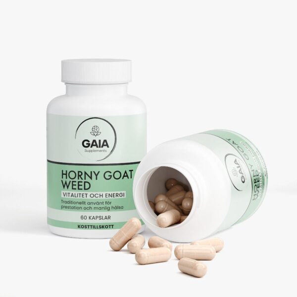 Gaia Supplements Horny Goat Weed 60 kapslar - Bild 2