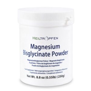 magnesiumbisglycinat pulver 250 gram heiltropfen