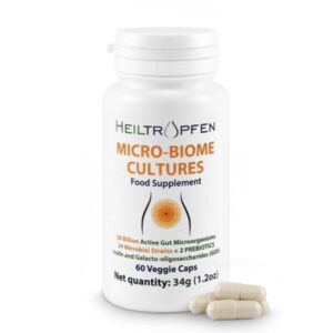 micro biome cultures 60 veganska kapslar heiltropfen