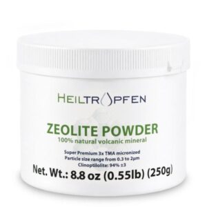 zeolite clinoptilolite 250 gram heiltropfen