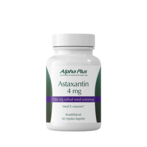 astaxantin 4 mg 60 kapslar alpha plus